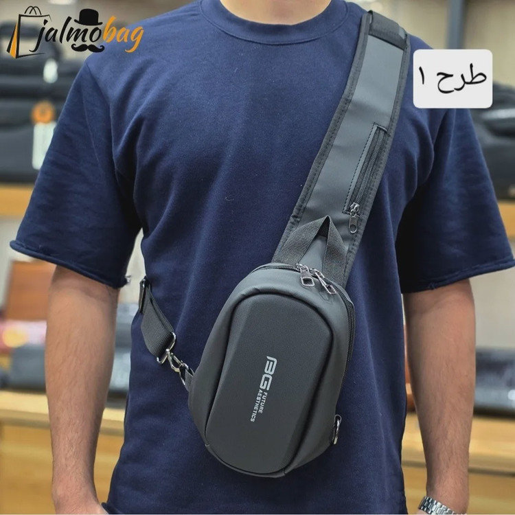 بادی بگ هاردکیس بنج ضد آب پارچه اسکین خارجی رنگ مشکی ابعاد 22 در 15 سانتی متر
