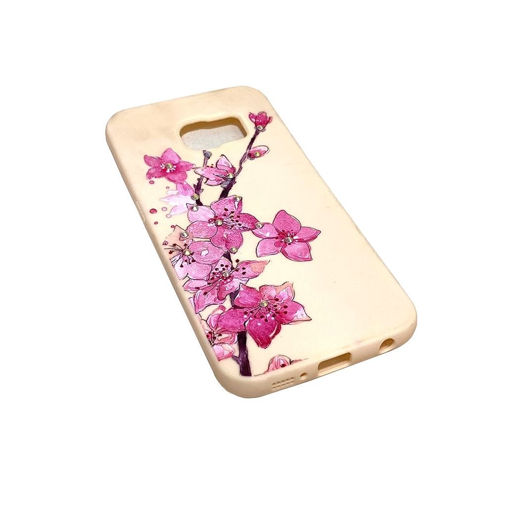 قاب گوشی موبایل s6edge -s6 edge-اس6ایج.مدل شکوفه