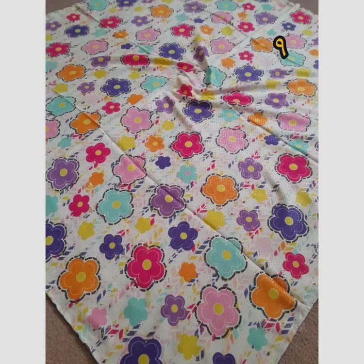 روسری دخترانه سوپرنخ فانتزی دست دوز قواره 100