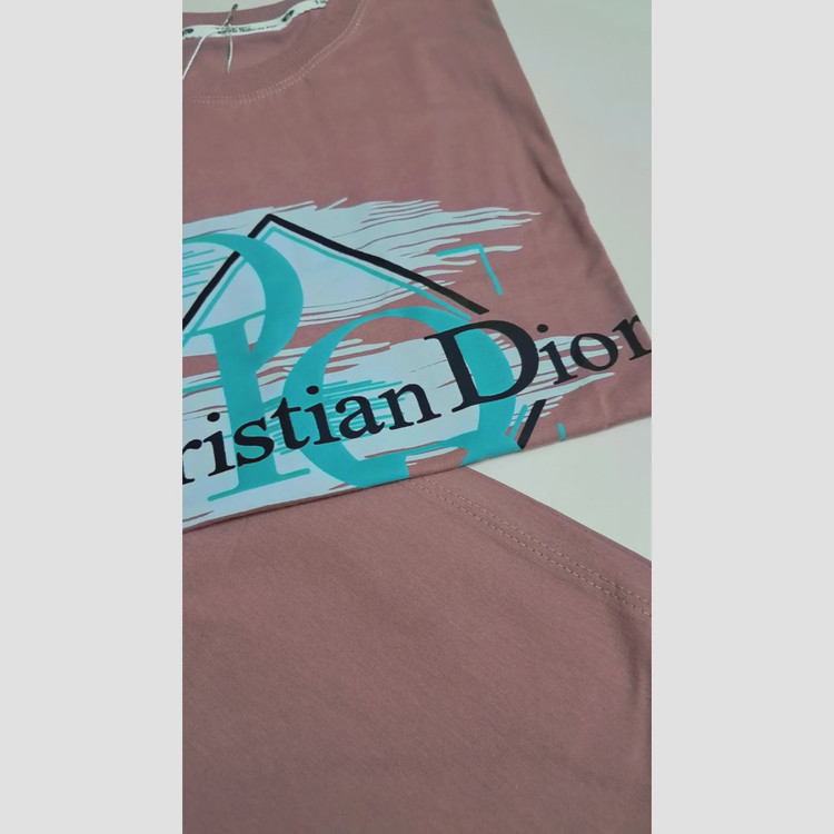 ست تیشرت پنبه لاکرا و شلوارک دورس پسرانه طرح dior