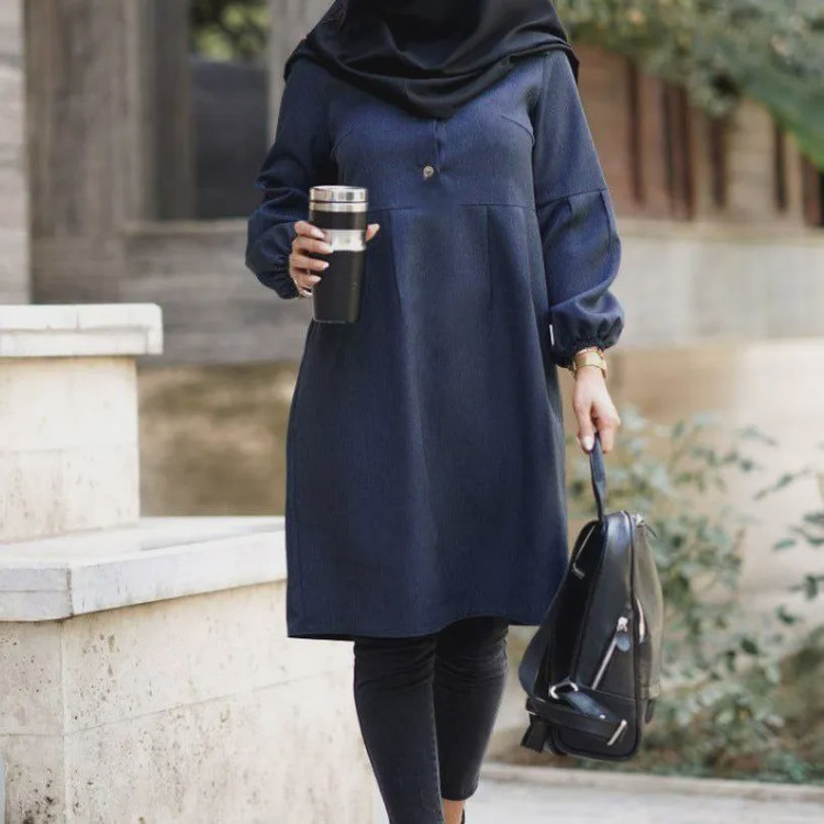 مانتو زنانه مدل شادی جنس پرشیا سایز 1 و 2 رنگ مشکی طوسی نسکافه ای سرمه ای
