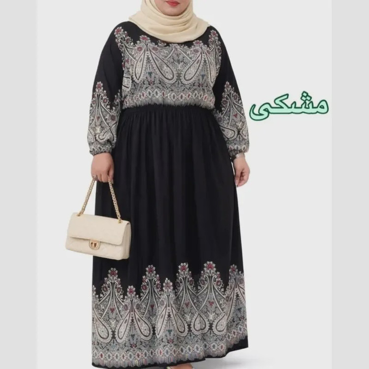 ساحلی بته جقه طرح اندونزی سایز بزرگ سایز 40 تا 60