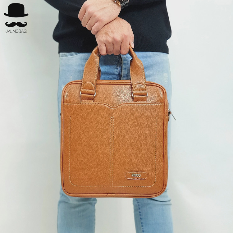 کیف اداری لپتاپی چرمی ایستاده دوشی و دستی با جای لپتاپ و ضربه گیر