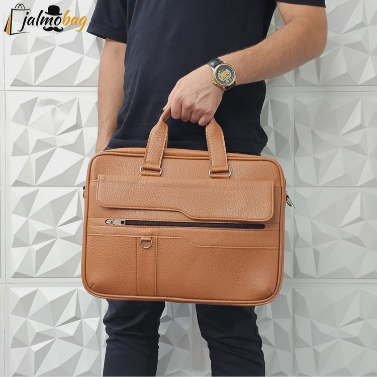 کیف اداری لپتاپی چرمی دستی و دوشی چرم صنعتی