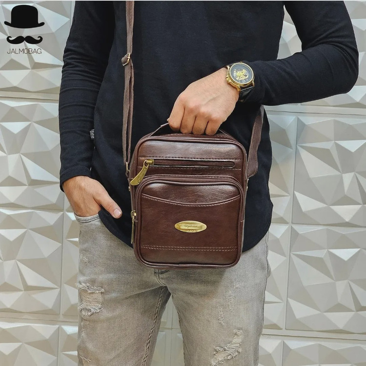 کیف دوشی مردانه چرمی دیپلمات بزرگ چرم صنعتی درجه یک