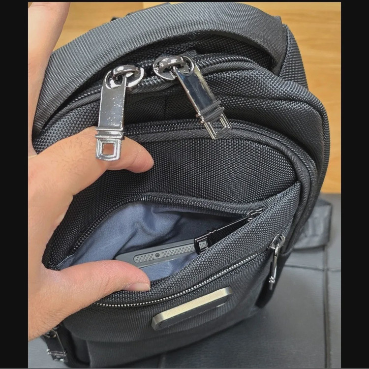 بادی بگ وارداتی برند جیتو JITUO پارچه برزنتی ضخیم آبگریز دارای پورت USB