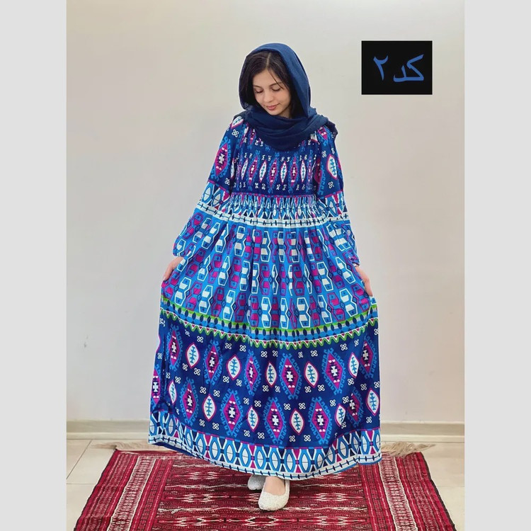 ساحلی کریشه هندی نخ وارداتی فری سایز کش دوزی شده