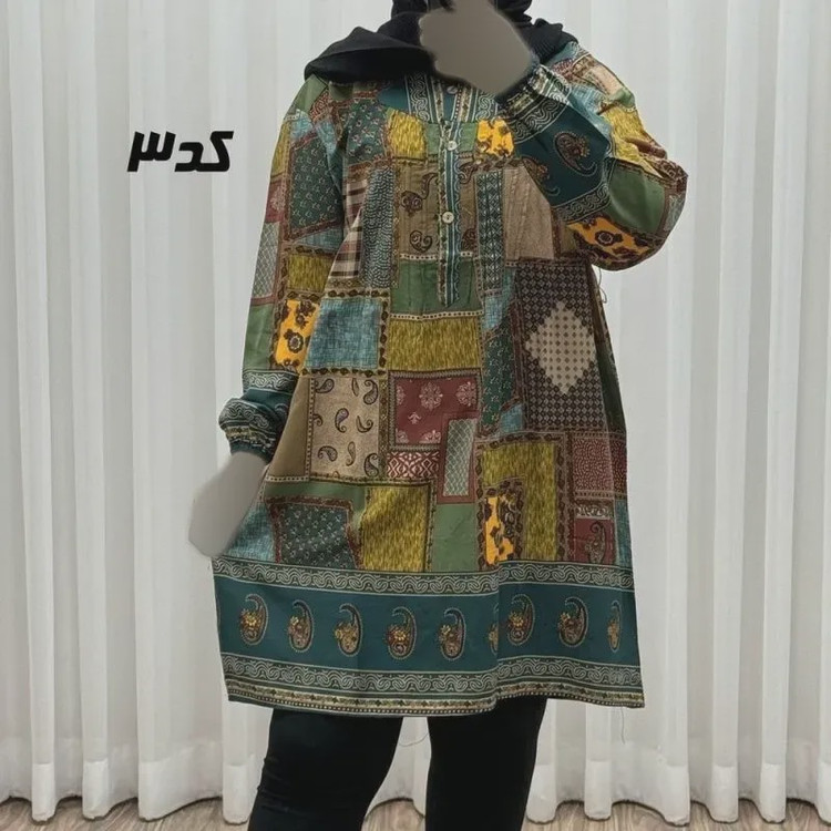 تونیک چهل تیکه سوپرنخ اندونزی سایز بزرگ زنانه