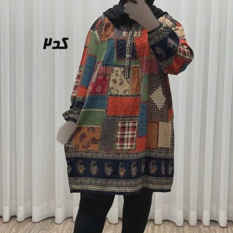 تونیک چهل تیکه سوپرنخ اندونزی سایز بزرگ زنانه