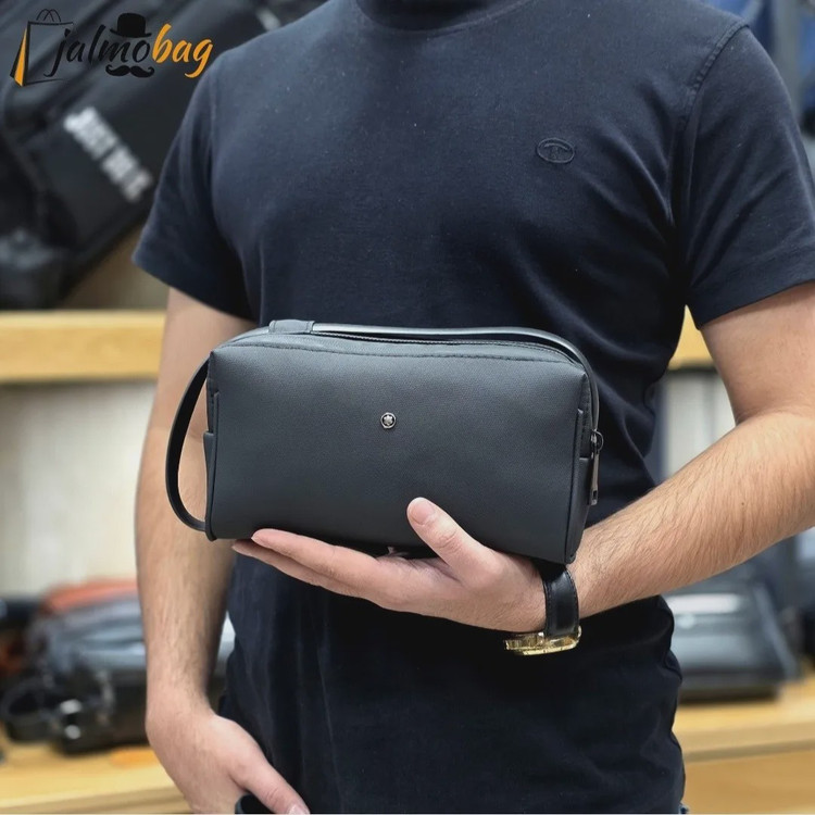 کیف دستی مردانه ضد آب سیلیکونی دو خانه