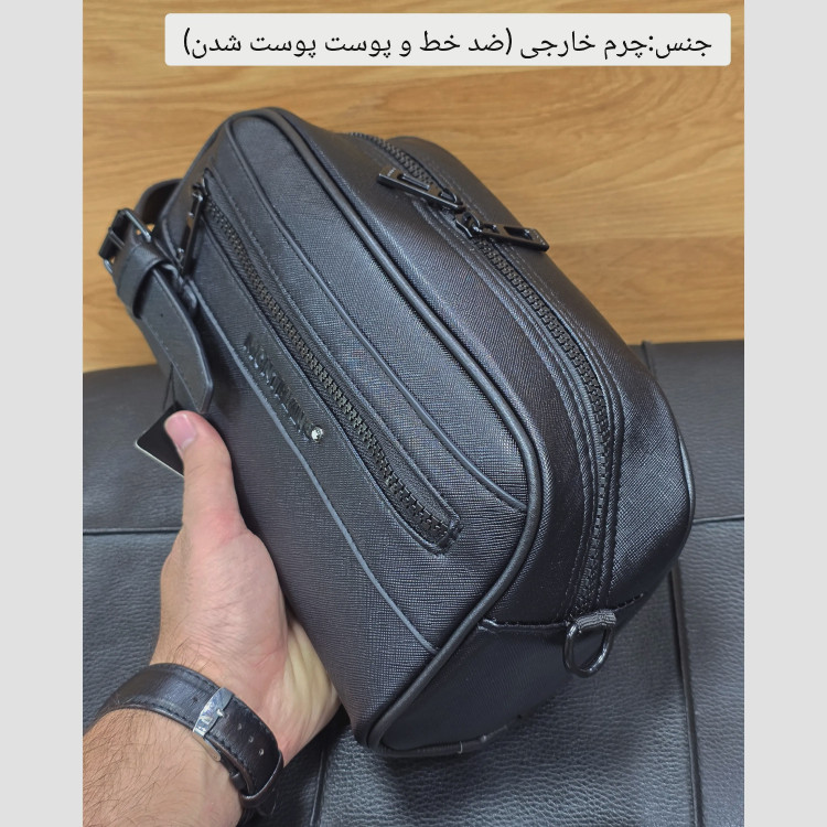 کیف دستی و دوشی چرم صنعتی مونت بلانک مدل 3260