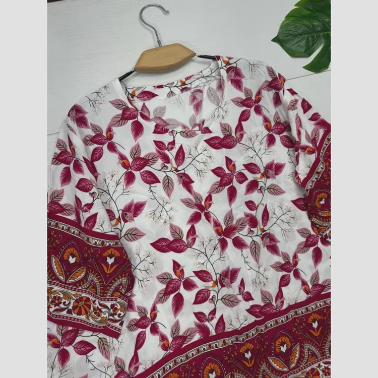 بلوز و شلوار نخی شیوان 7594