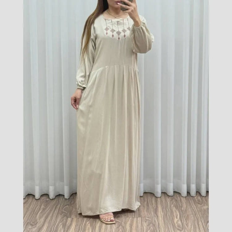 ساحلی نخی گلدوزی شده آی تکین فری سایز U7526