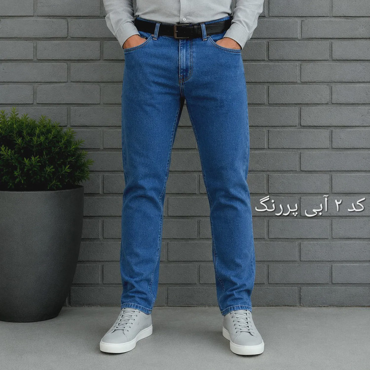 شلوار جین مردانه راسته پنبه فلامنت در هفت رنگ سایز 40 تا 58