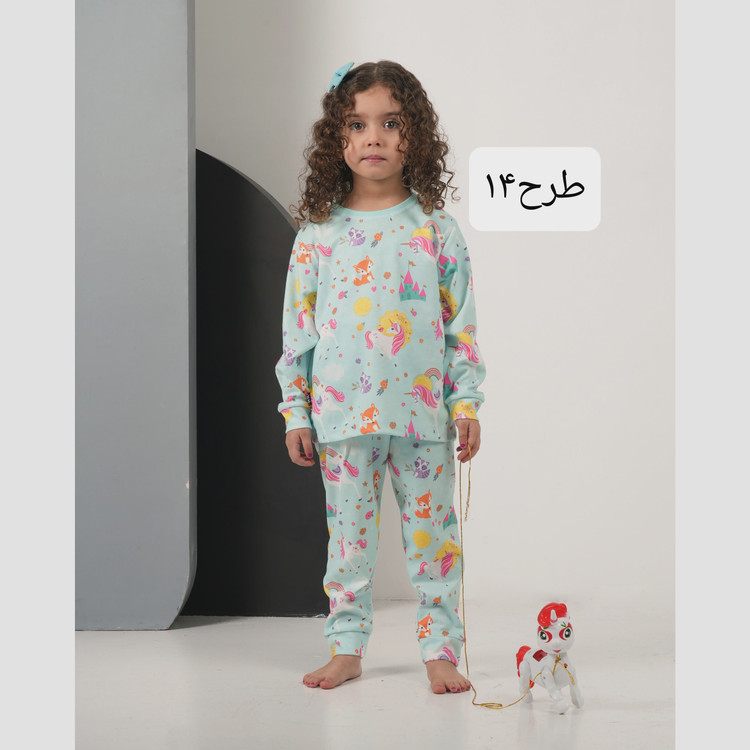 بلوز و شلوار راحتی بچگانه نخی دخترانه و پسرانه