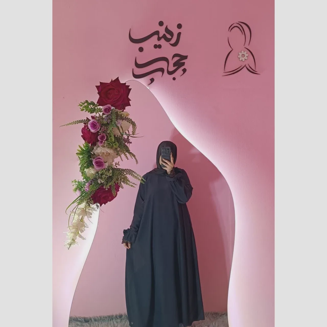 مانتو عبایی زنانه و دخترانه مدل ریحان جنس کرپ سوپر الیزه اعلا