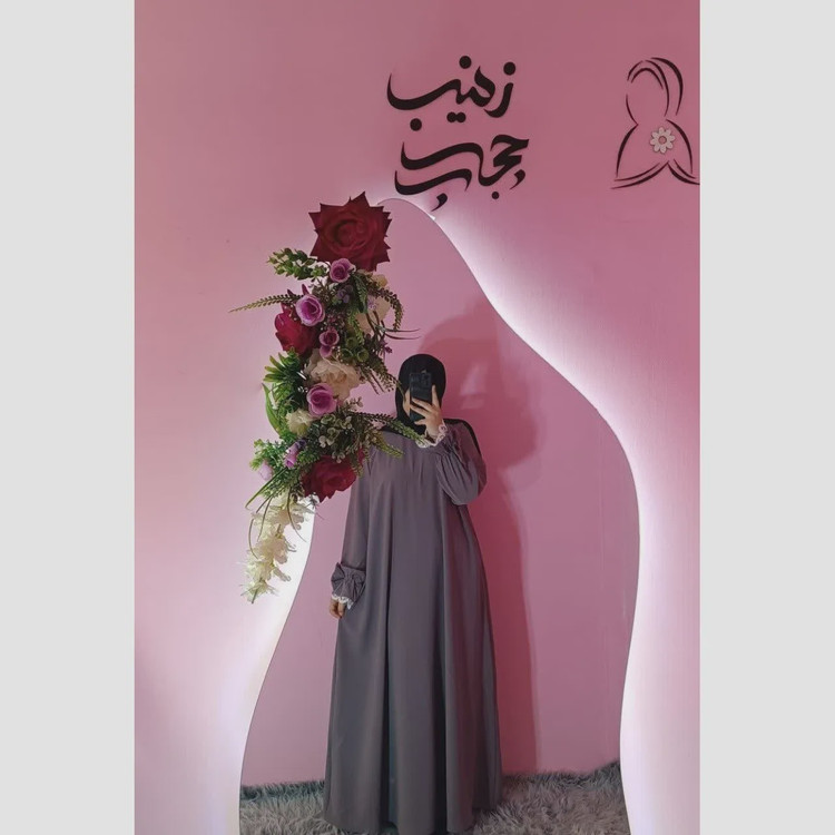 مانتو عبایی زنانه و دخترانه مدل ریحان جنس کرپ سوپر الیزه اعلا