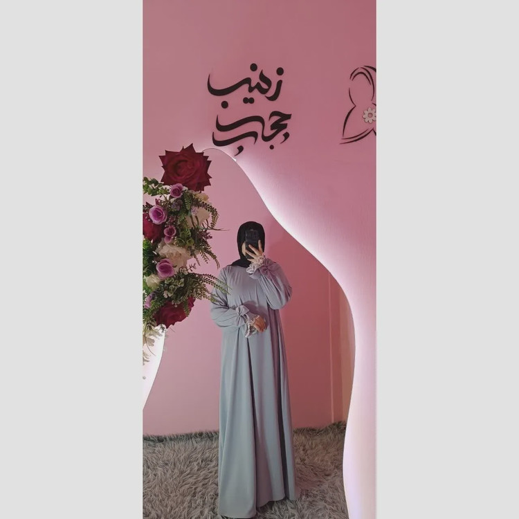 مانتو عبایی زنانه و دخترانه مدل ریحان جنس کرپ سوپر الیزه اعلا