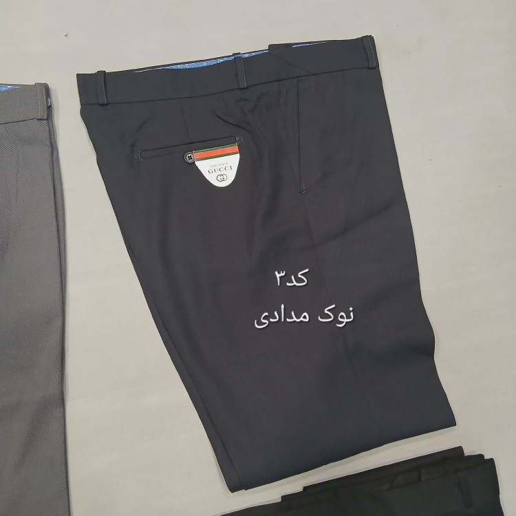 شلوار پارچهای مردانه نخی سایز 42 تا 54 رنگ طوسی و مشکی و زغالی