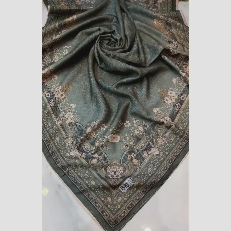 فروش عمده روسری نخی قواره یک متری دوردوخت (بسته 150 عددی)