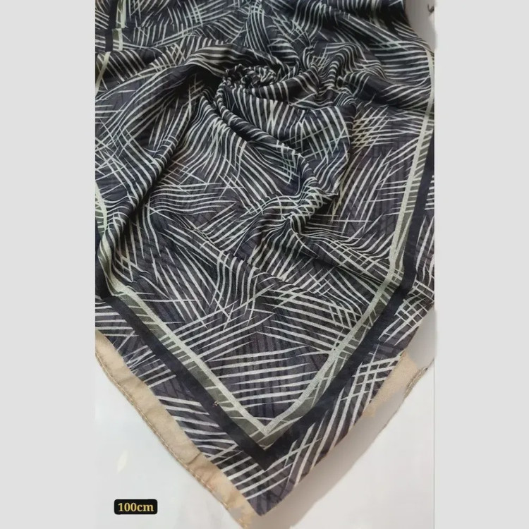 فروش عمده روسری نخی قواره یک متری دوردوخت (بسته 150 عددی)