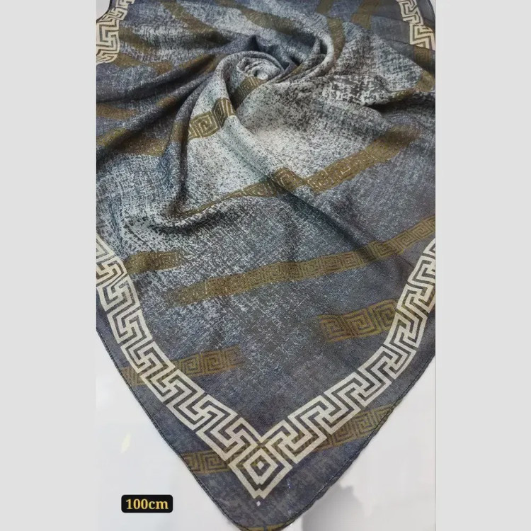فروش عمده روسری نخی قواره یک متری دوردوخت بسته 200 عددی