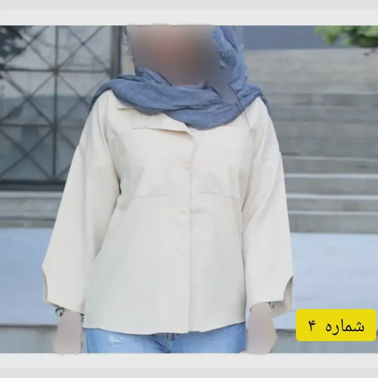 مانتو کتی زنانه کوتاه شانتو صوفیا سایز بزرگ