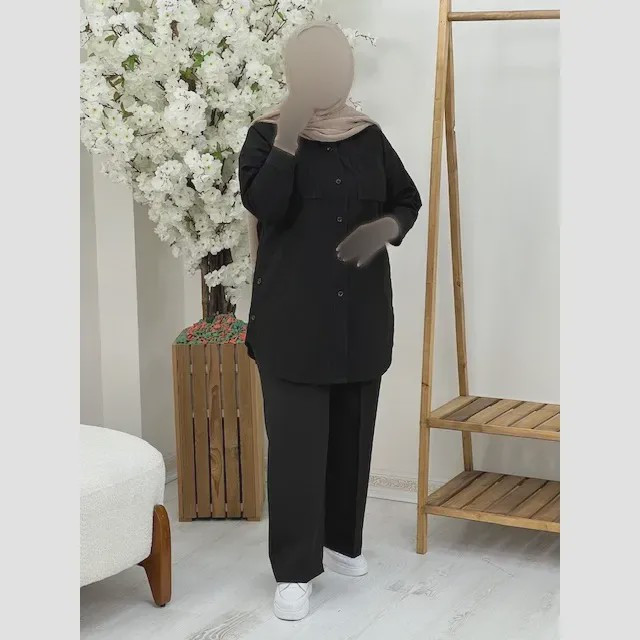 مانتو زنانه کتان مدل سوفیا مناسب سایز 40 تا 50