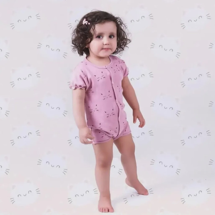 رامپر نوزادی نخی در 3 طرح متنوع (پلنگی، پیشی و سنجاب)