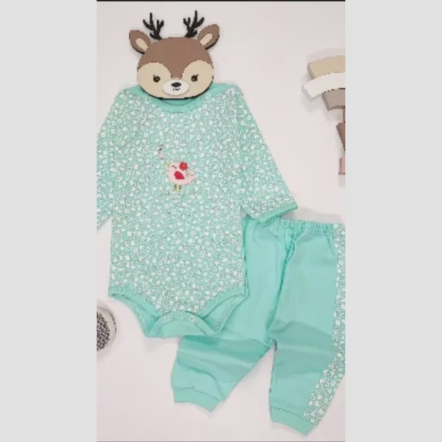 ست بادی و شلوار بچگانه نرم و لطیف در سه سایز مختلف