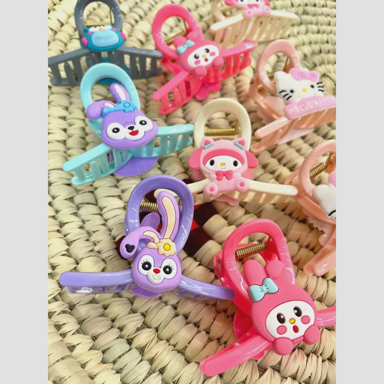 کلیپس مو مدل کرومی طرح رندوم