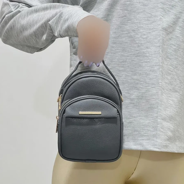 کیف ایستاده زنانه مدل 1141 بند دستی دوشی چرم شرانگ یراق ضد زنگ