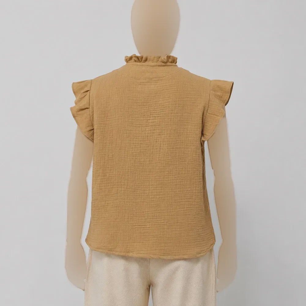 تاپ زنانه دبل فیس کد 1430 جنس وال قد 55 سانتیمتر