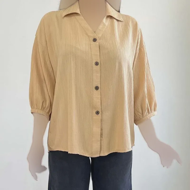 شومیز مانتویی آیوا کد 1370 جنس پارچه آیوا سایز 1 و 2