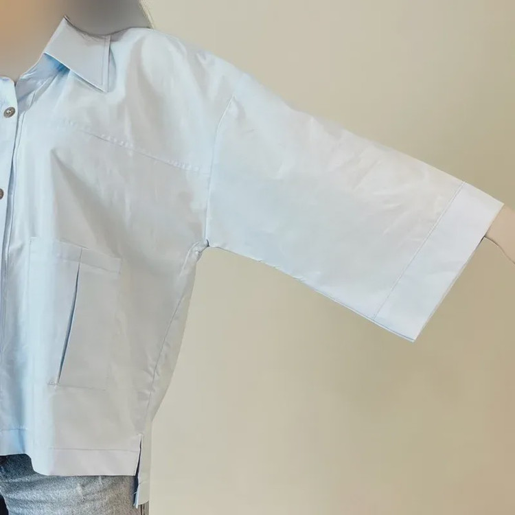 شومیز دوجیب لینن زنانه