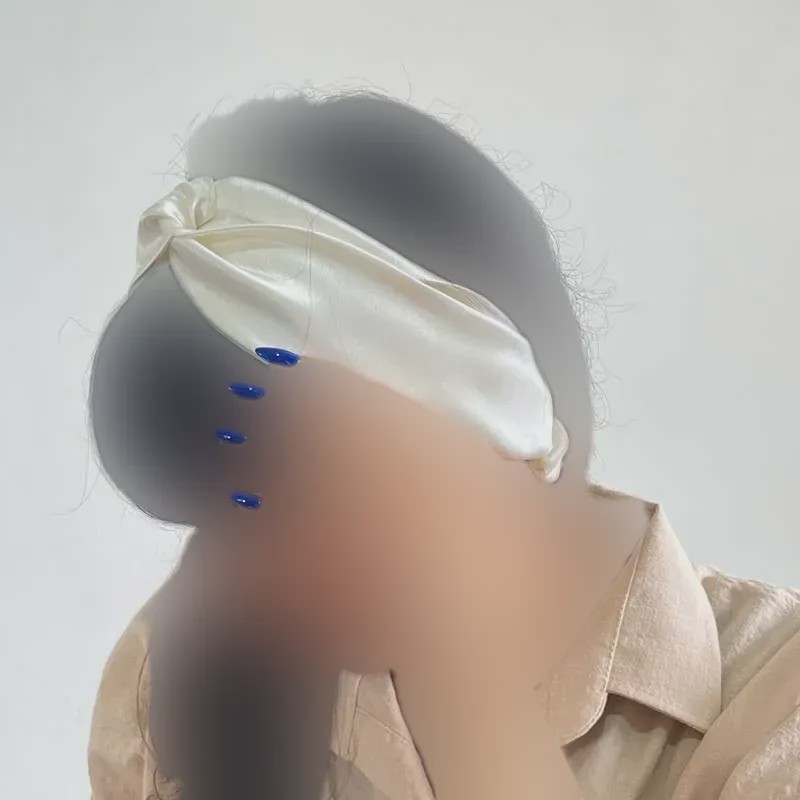 هدبند ساتن گره ای زنانه کد 1361