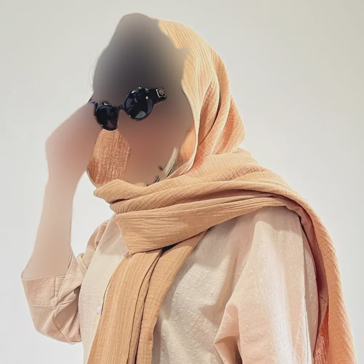 شال نخی زنانه کد 1366 ابعاد 70 در 184 سانتیمتر