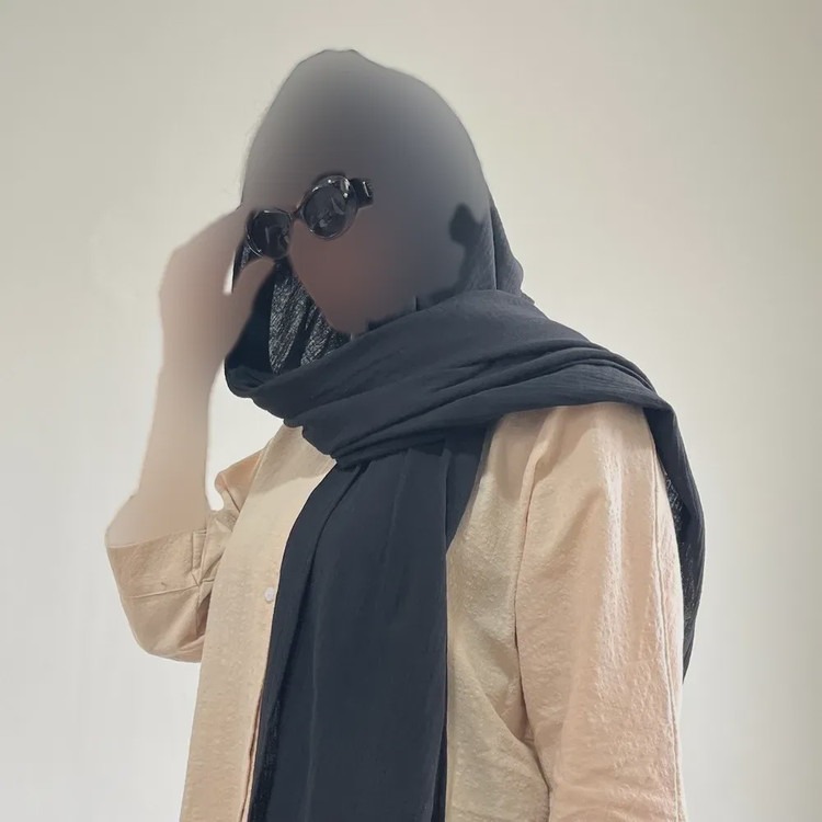 شال نخی زنانه کد 1366 ابعاد 70 در 184 سانتیمتر