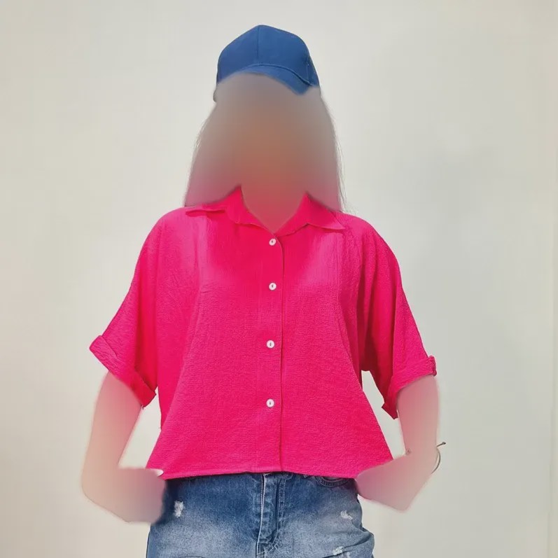 شومیز زنانه آستین کیمونو جنس ینزی خنک تابستانی رنگبندی پاستیلی
