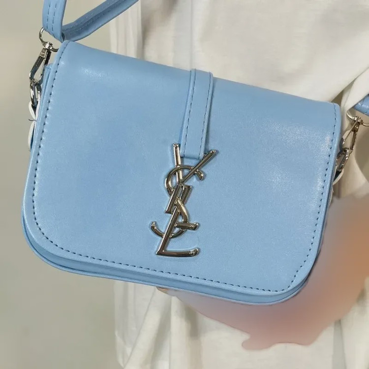 کیف دوشی زنانه چرم مصنوعی YSL ابعاد 20 در 16 سانتیمتر