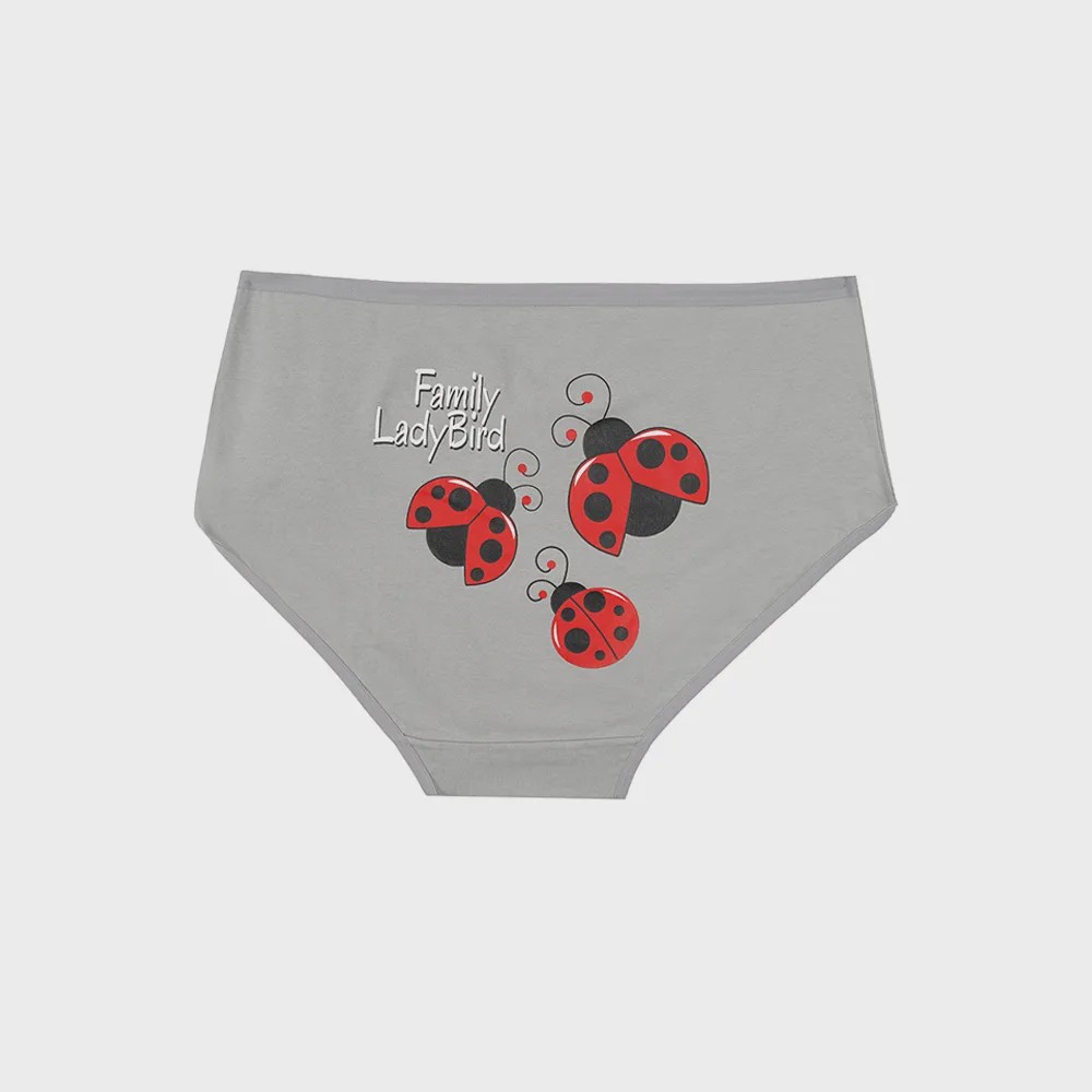 شورت زنانه اسلیپ طرح کفشدوزک بانوسایز 3XL جنس نخی