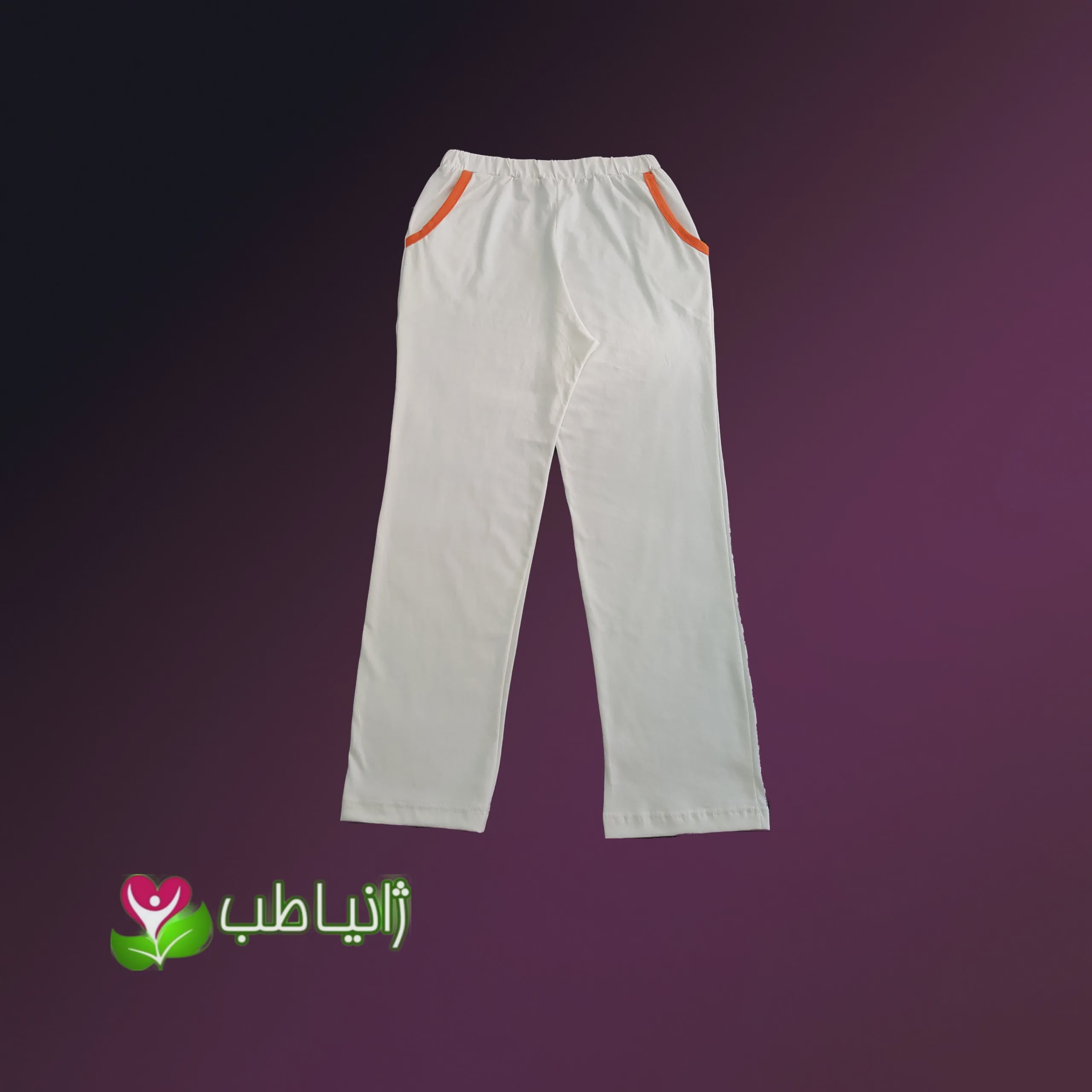 شلوار راحتی زنانه ژانیاطب نخی ضد بو و عرق سایزبندی کامل