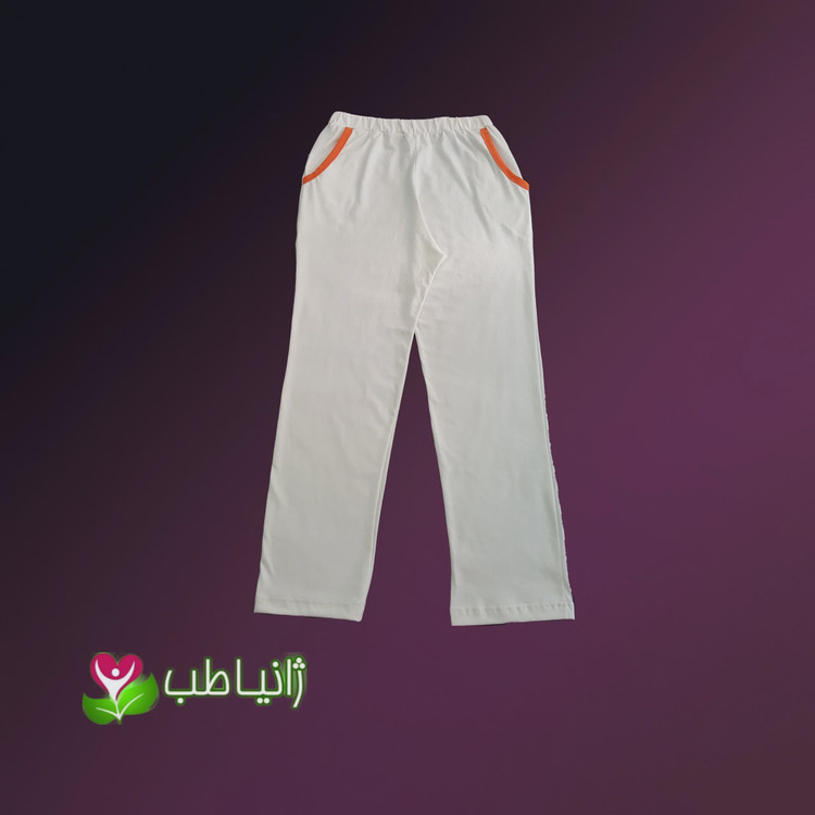شلوار راحتی زنانه ژانیاطب نخی ضد بو و عرق سایزبندی کامل