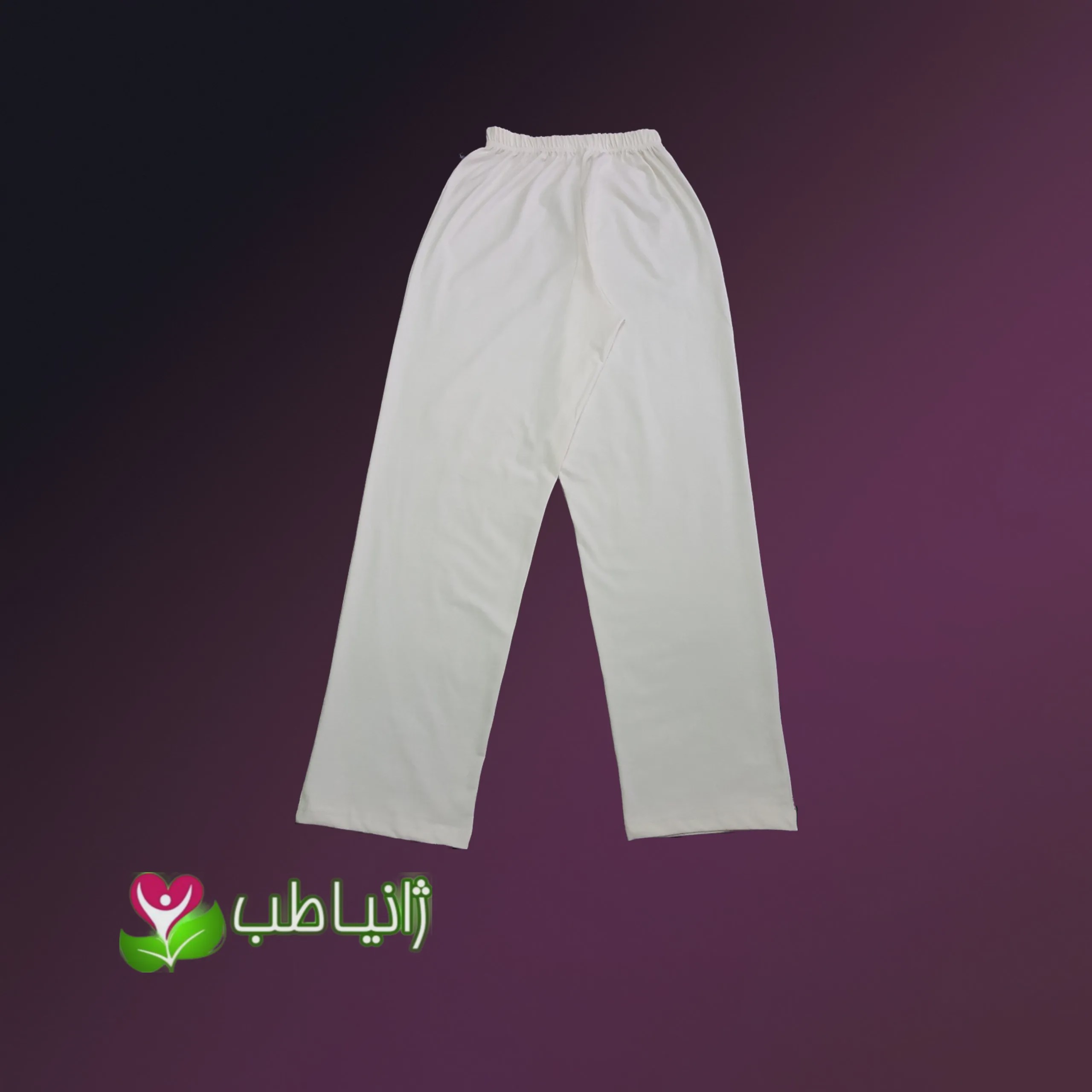شلوار راحتی نخی مردانه ژانیاطب رنگ کرم روشن سایز L XL
