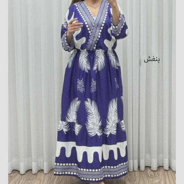 پیراهن ساحلی آیلین فلور بوگاتی فری سایز زنانه کد 1746 مناسب تا سایز 46