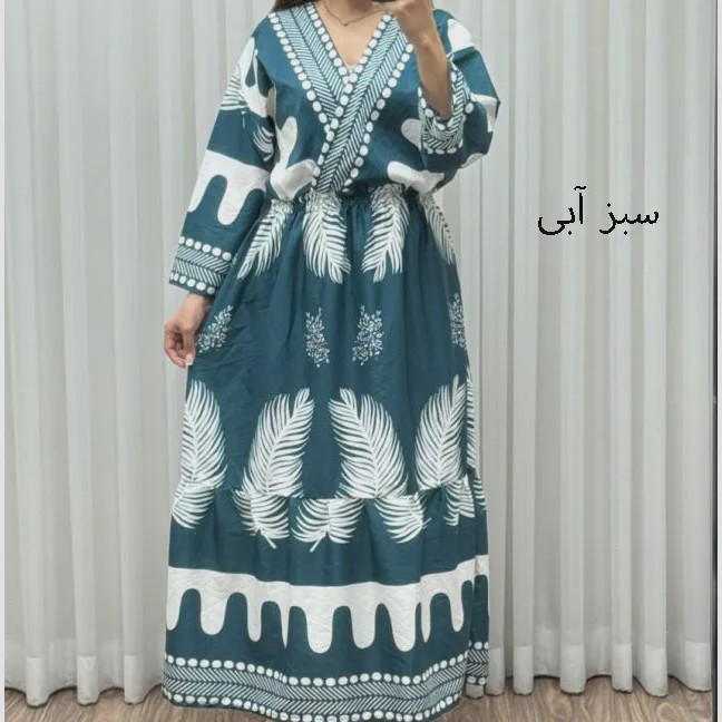 پیراهن ساحلی آیلین فلور بوگاتی فری سایز زنانه کد 1746 مناسب تا سایز 46