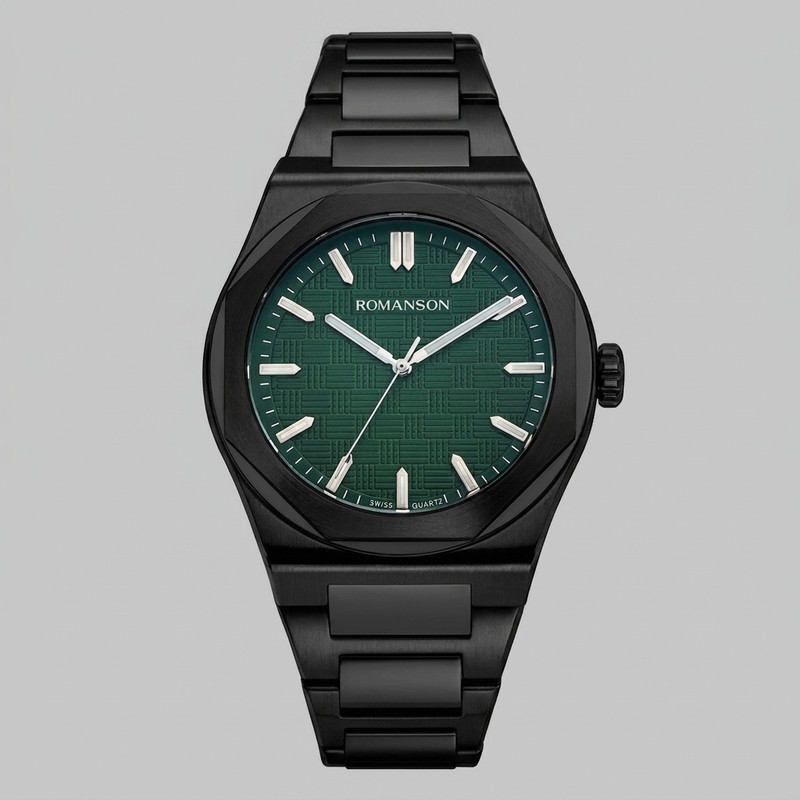 ساعت مچی عقربه ای مردانه رومانسون مدل RM4BS004MMBBAD2W