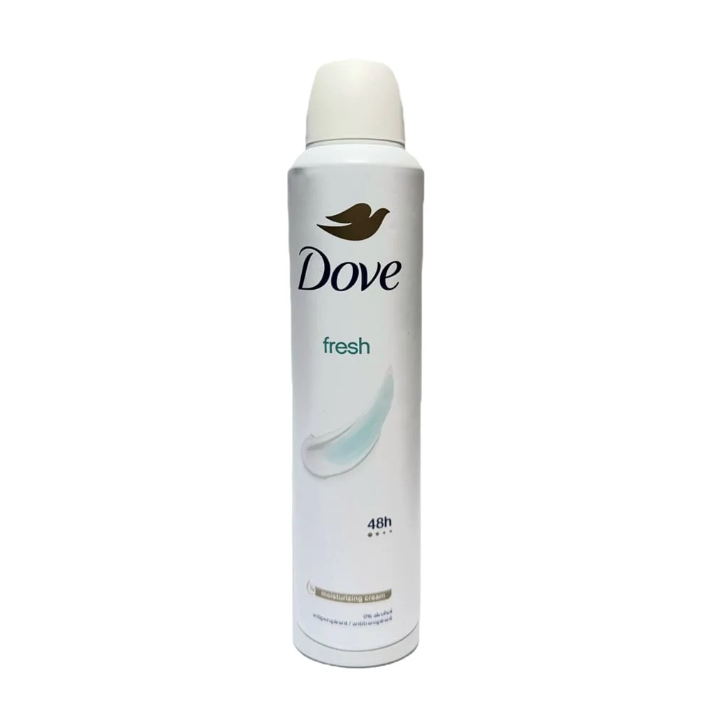 اسپری زنانه داو Dove مدل Fresh دارای رایحه خنک و تازه ساخت انگلستان
