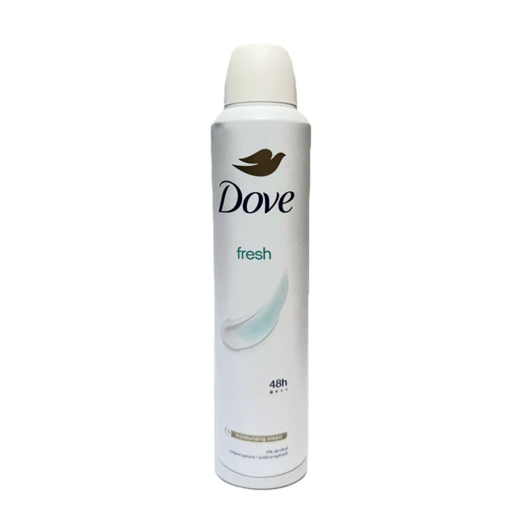 اسپری زنانه داو Dove مدل Fresh دارای رایحه خنک و تازه ساخت انگلستان