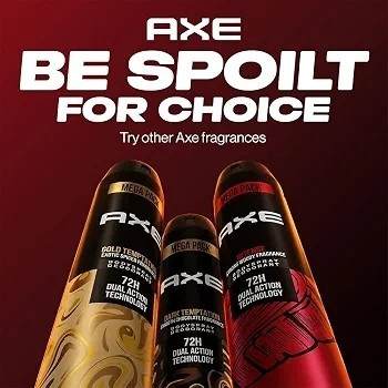 دئودورانت مردانه Axe Intense با ماندگاری 72 ساعته رایحه چوبی قوی، بویی شبیه پوست درخت دارچین، چوب صندل و وانیل